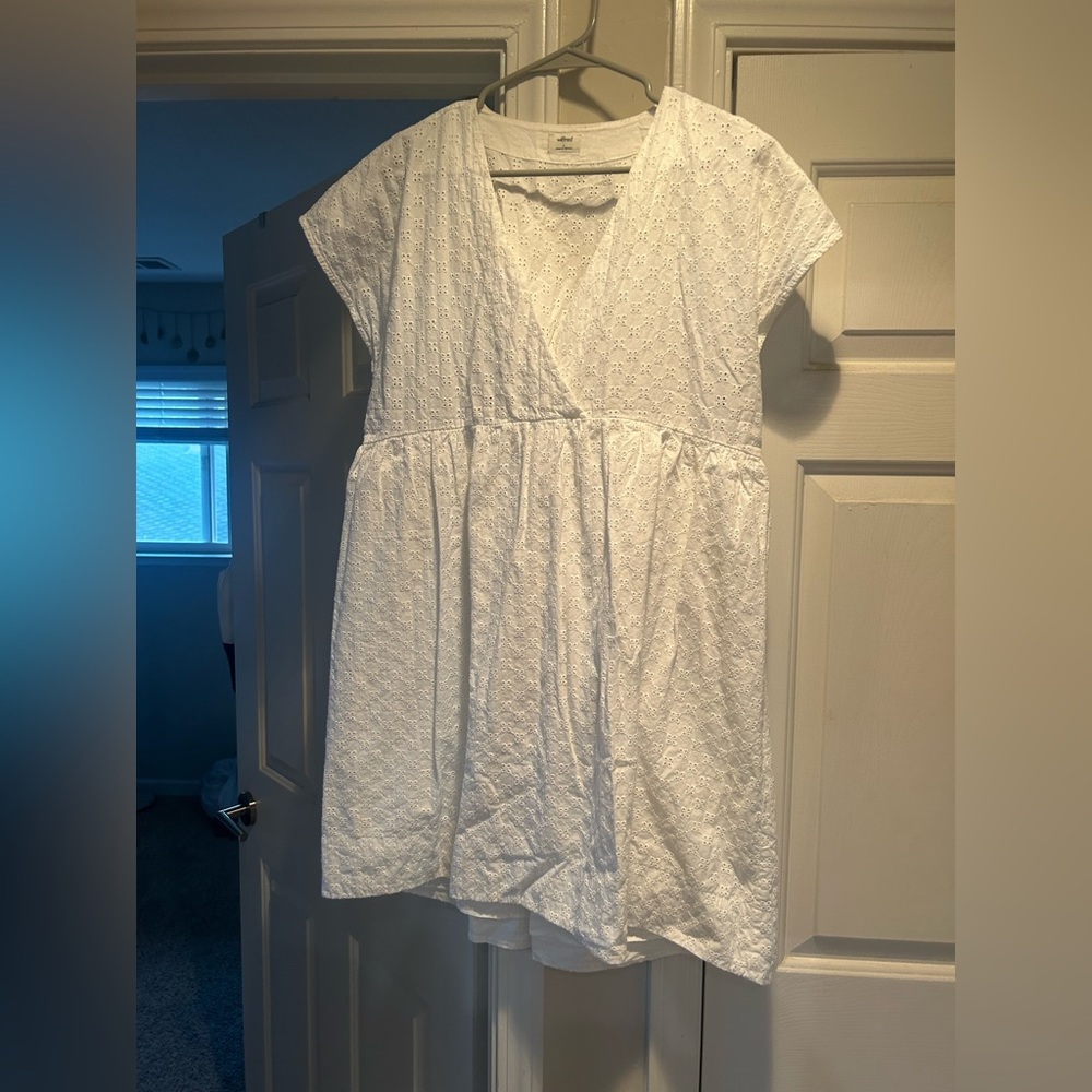 Aritzia white eyelet dress. Wilfred brand